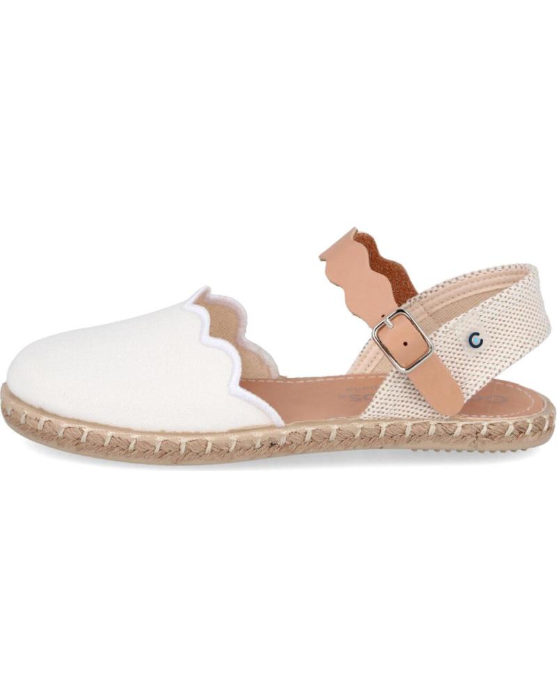 girl Sandals CONGUITOS NV121512 ALPARGATAS ESPARTO N BLANCO