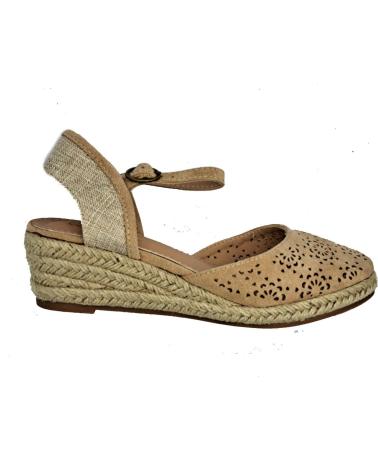 Sandalias de Mujer BALLERI CANAMO CUNA BEIGE
