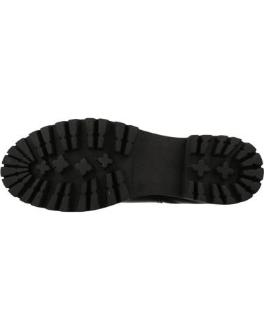 Woman Mid boots YELLOW TRACKED NEGRO