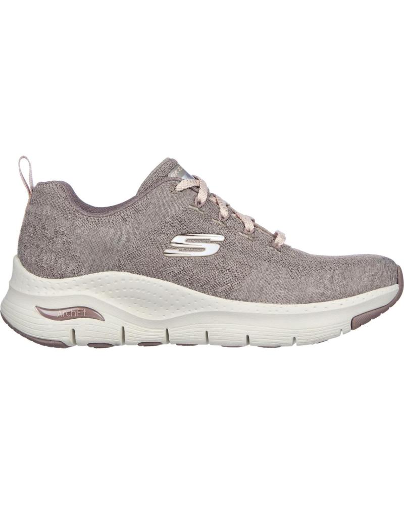 SKECHERS ZAPATILLAS EN NEGRO PARA MUJER BEIGE