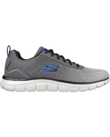 SKECHERS TRACK-RIPKENT SNEAKER GRAU CHARCOAL HERREN GRIS