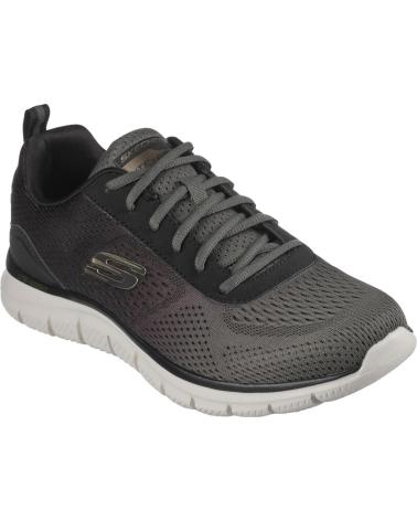 SKECHERS TRACK-RIPKENT ZAPATILLAS DEPORTIVAS GRIS VERDE VERDE