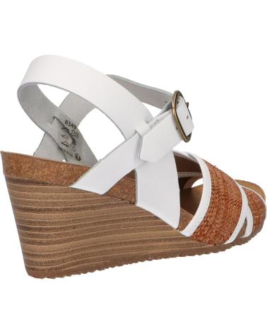 Sandalias de Mujer KICKERS 694191-50 SALAMBO 33 BLANC RAFIA