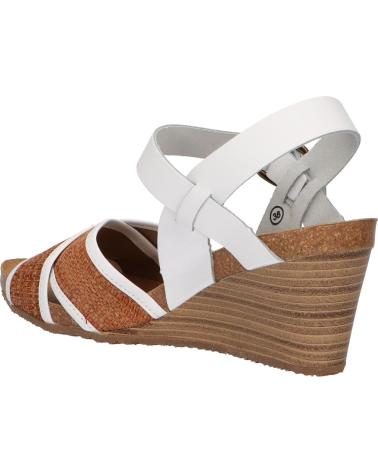 Sandalias de Mujer KICKERS 694191-50 SALAMBO 33 BLANC RAFIA