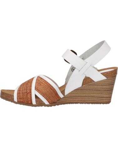 Sandalias de Mujer KICKERS 694191-50 SALAMBO 33 BLANC RAFIA