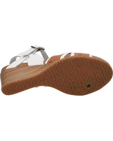 Sandalias de Mujer KICKERS 694191-50 SALAMBO 33 BLANC RAFIA
