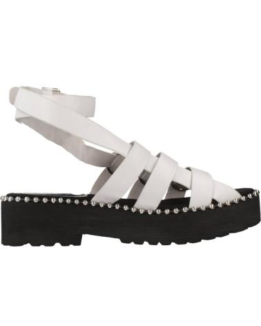 Woman Sandals YELLOW BURNING WOMAN BLANCO