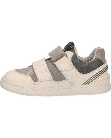 Sapatilhas de Menina e Menino KICKERS 694150-10 WAHOU 33 BLANC GRIS