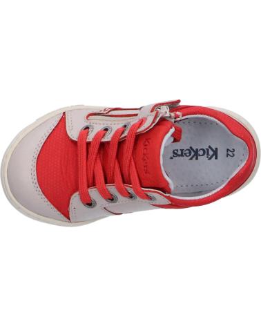 Sapatilhas de Menina e Menino KICKERS 509031-10 JINJANG 123 GRIS ROUGE