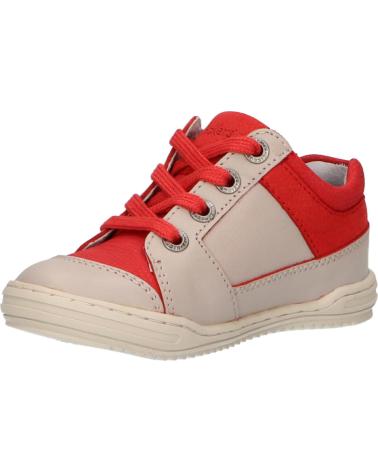 Sapatilhas de Menina e Menino KICKERS 509031-10 JINJANG 123 GRIS ROUGE