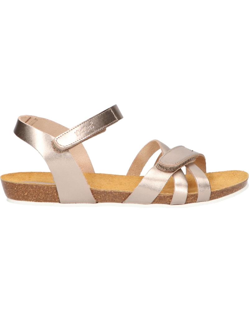 Sandalen für Mädchen KICKERS 694971-30 BOGART 19 BRONZE METAL