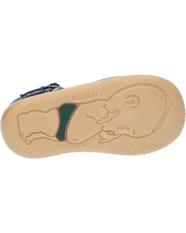 Schuhe für Mädchen und Junge KICKERS 621013-10 BONBEK 52 BLEU MULTI