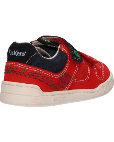 Zapatillas deporte pour Fille et Garçon KICKERS 694150-10 WAHOU 43 ROUGE GRIS