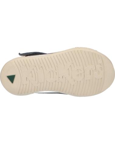 Sapatos de Menino KICKERS 545222-10 JASON 33 BLANC BLEU
