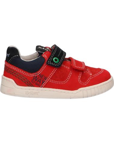Scarpe sport per Bambina e Bambino KICKERS 694150-10 WAHOU 43 ROUGE GRIS