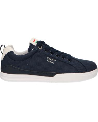 Sapatilhas de Menina e Menino KICKERS 686090-30 TAMPA CDT 103 MARINE BLANC