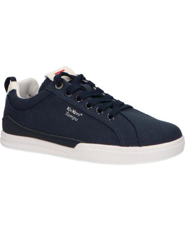 Sapatilhas de Menina e Menino KICKERS 686090-30 TAMPA CDT 103 MARINE BLANC