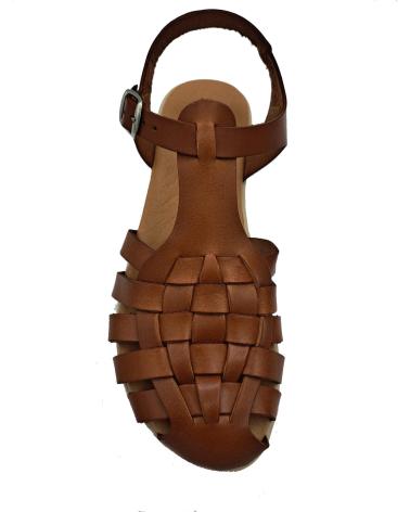 Sandali per Donna CALZADOMANIA SANDALIA PIEL PLANA CUERO