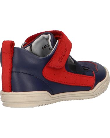 Sapatos de Menino KICKERS 545222-10 JASON 103 MARINE ROUGE