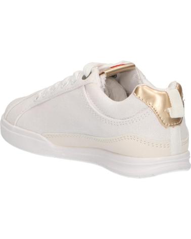 Sapatilhas de Menina e Menino KICKERS 686090-30 TAMPA CDT 34 BLANC OR CLAIR