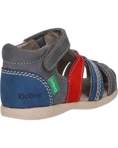 Sandales pour Garçon KICKERS 102987-10 BABYSUN 53 BLEU JEANS