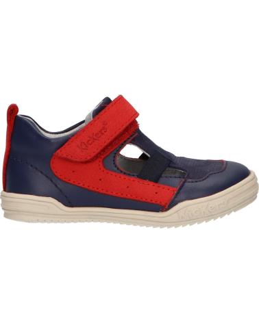Sapatos de Menino KICKERS 545222-10 JASON 103 MARINE ROUGE