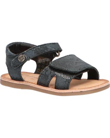Sandálias de Menina e Menino KICKERS 693520-10 DIVIMOI 83 NOIR SERPENT