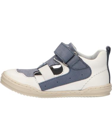 Sapatos de Menino KICKERS 545222-10 JASON 33 BLANC BLEU