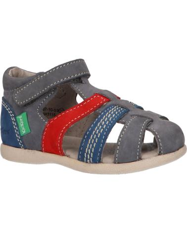 Sandales pour Garçon KICKERS 102987-10 BABYSUN 53 BLEU JEANS