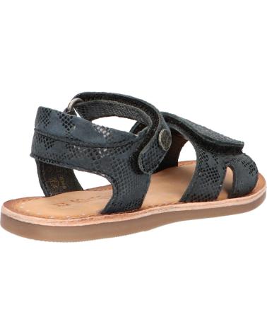 Sandálias de Menina e Menino KICKERS 693520-10 DIVIMOI 83 NOIR SERPENT