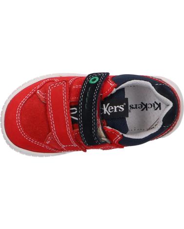 Zapatillas deporte pour Fille et Garçon KICKERS 694150-10 WAHOU 43 ROUGE GRIS