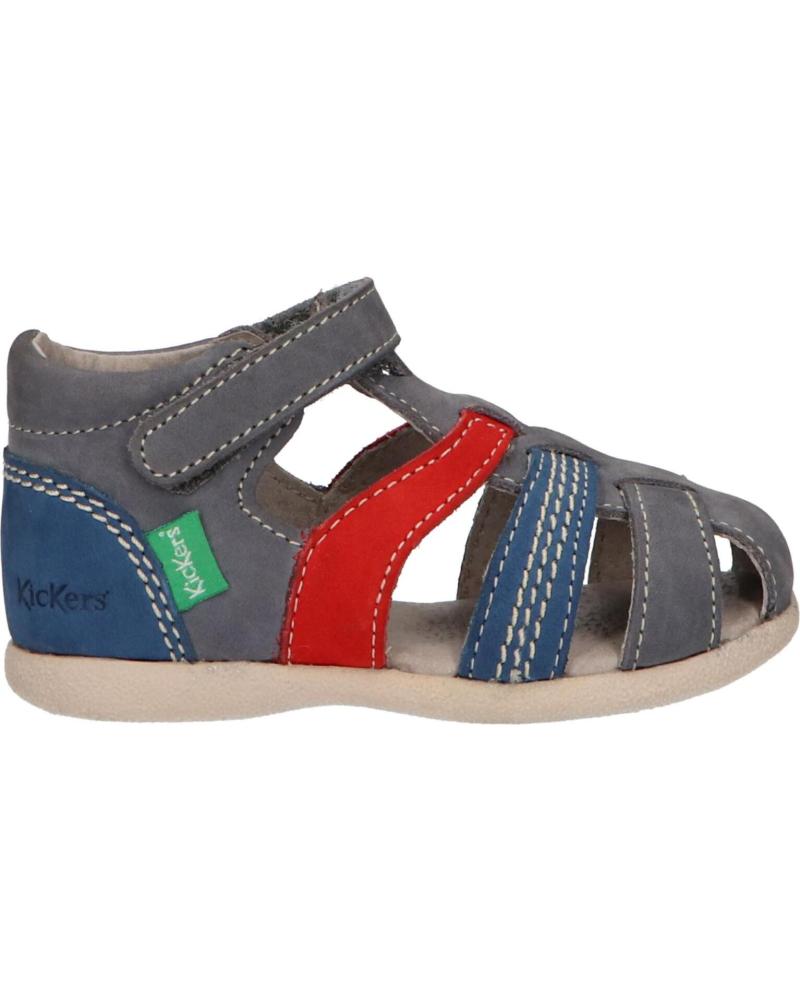 Sandales pour Garçon KICKERS 102987-10 BABYSUN 53 BLEU JEANS