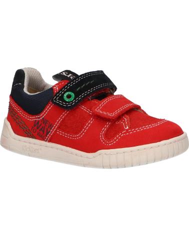 Zapatillas deporte pour Fille et Garçon KICKERS 694150-10 WAHOU 43 ROUGE GRIS