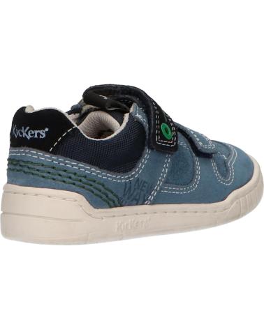 Sapatilhas de Menina e Menino KICKERS 694150-10 WAHOU 103 MARINE BLEU