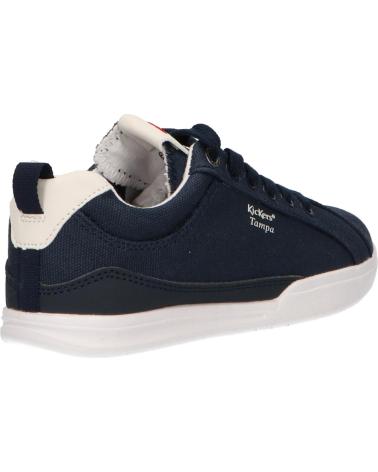 Sapatilhas de Menina e Menino KICKERS 686090-30 TAMPA CDT 103 MARINE BLANC