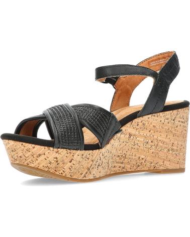 Woman Sandals CLARKS SANDALIAS ELLERIPLUM BLACK