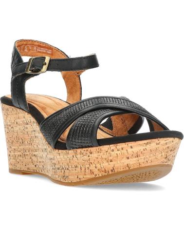 Woman Sandals CLARKS SANDALIAS ELLERIPLUM BLACK
