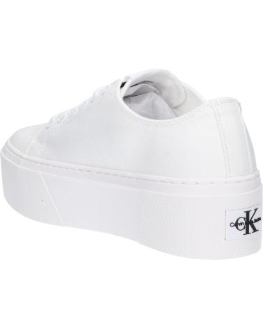 Scarpe sport per Donna CALVIN KLEIN YW0YW01033 FLATFORM 01T TRIPLE WHITE