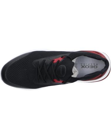 Scarpe sport per Uomo GEOX U35BAA 0006K U SPHERICA ACTIF C0048 BLACK-RED