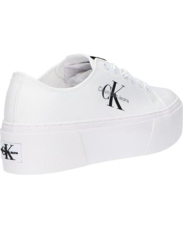 Scarpe sport per Donna CALVIN KLEIN YW0YW01033 FLATFORM 01T TRIPLE WHITE