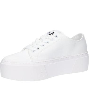 Scarpe sport per Donna CALVIN KLEIN YW0YW01033 FLATFORM 01T TRIPLE WHITE