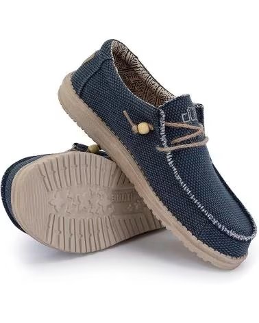 Zapatos de Hombre HEY DUDE INFORMALES HOMBRE MODELO WALLY BRAIDED COLOR AZUL BLUE BLUE