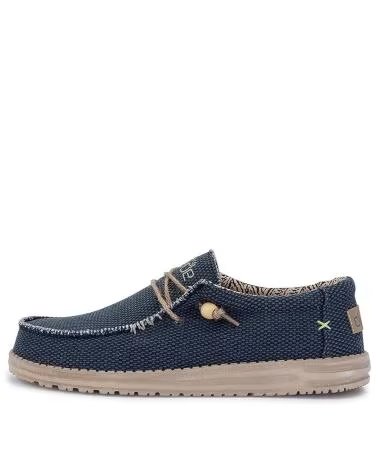 Zapatos de Hombre HEY DUDE INFORMALES HOMBRE MODELO WALLY BRAIDED COLOR AZUL BLUE BLUE