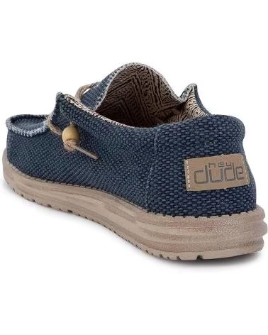 Zapatos de Hombre HEY DUDE INFORMALES HOMBRE MODELO WALLY BRAIDED COLOR AZUL BLUE BLUE