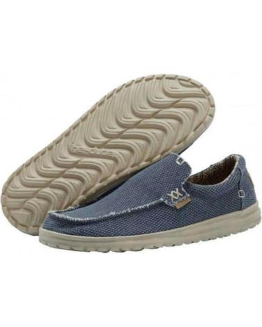 Zapatos de Hombre HEY DUDE INFORMALES HOMBRE MODELO MIKKA BRAIDED COLOR AZUL BLUE