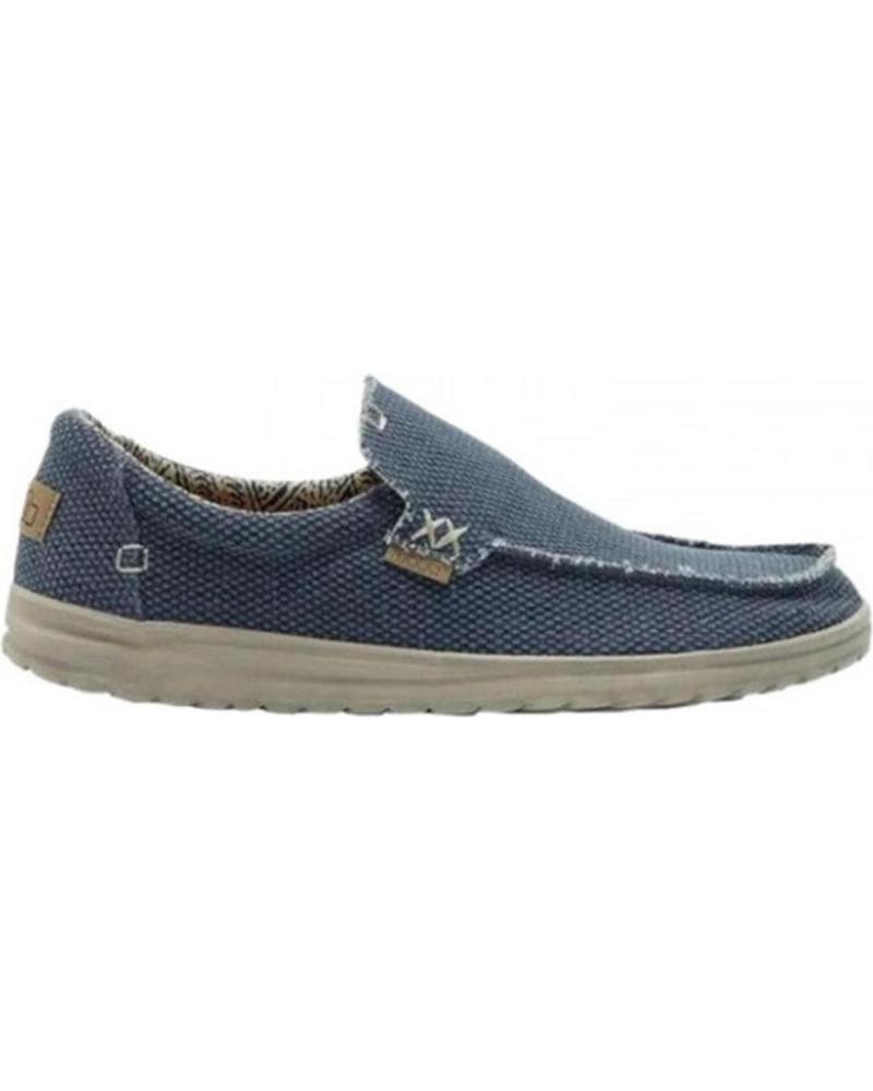 Zapatos de Hombre HEY DUDE INFORMALES HOMBRE MODELO MIKKA BRAIDED COLOR AZUL BLUE