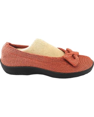 Mocasines de Mujer ARCOPEDICO LYLAS TRICOTADO ROJO