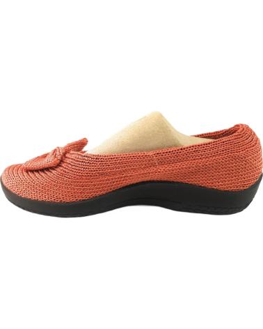 Mocasines de Mujer ARCOPEDICO LYLAS TRICOTADO ROJO