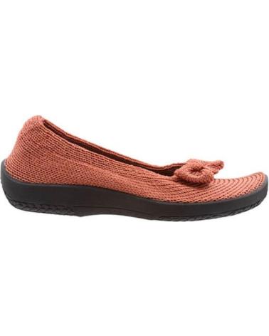Mocasines de Mujer ARCOPEDICO LYLAS TRICOTADO ROJO
