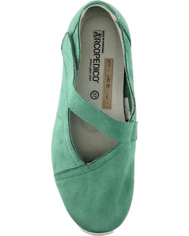 Bailarinas per Donna ARCOPEDICO ARCHES LICRA VERDE VERDE CLARO